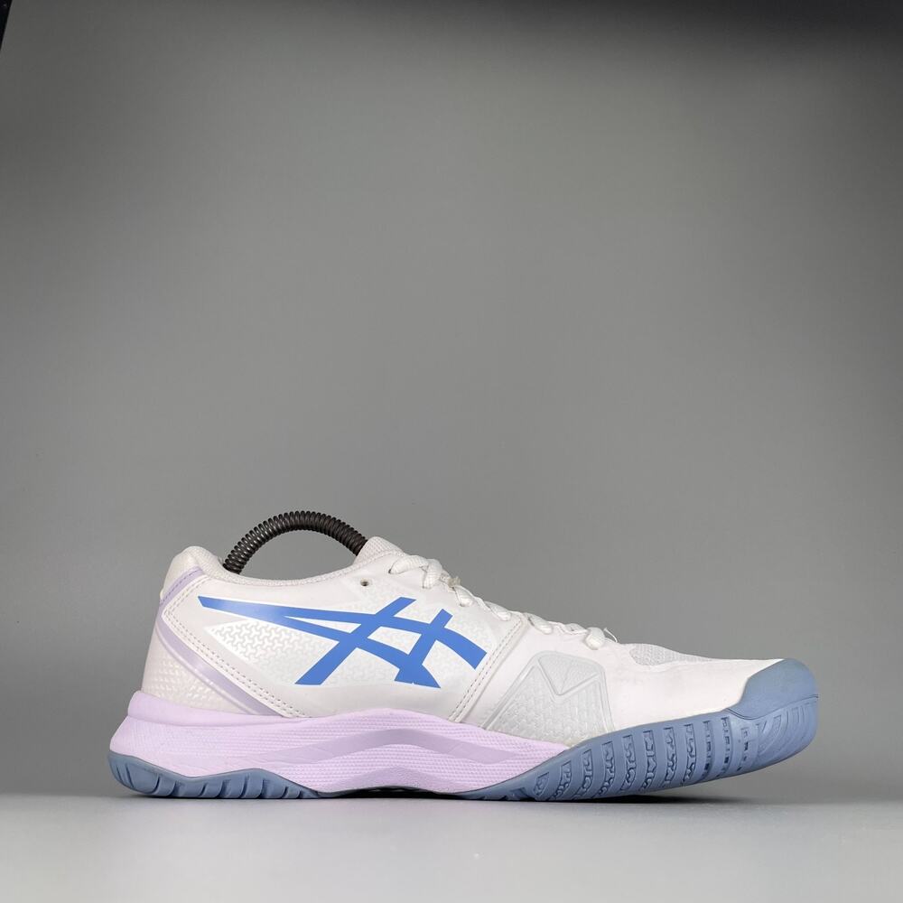 ASICS GEL-Challenger 13 Women's 9.5 White Blue Athletic Shoes Tennis Sneaker EUC - Picture 5 of 9